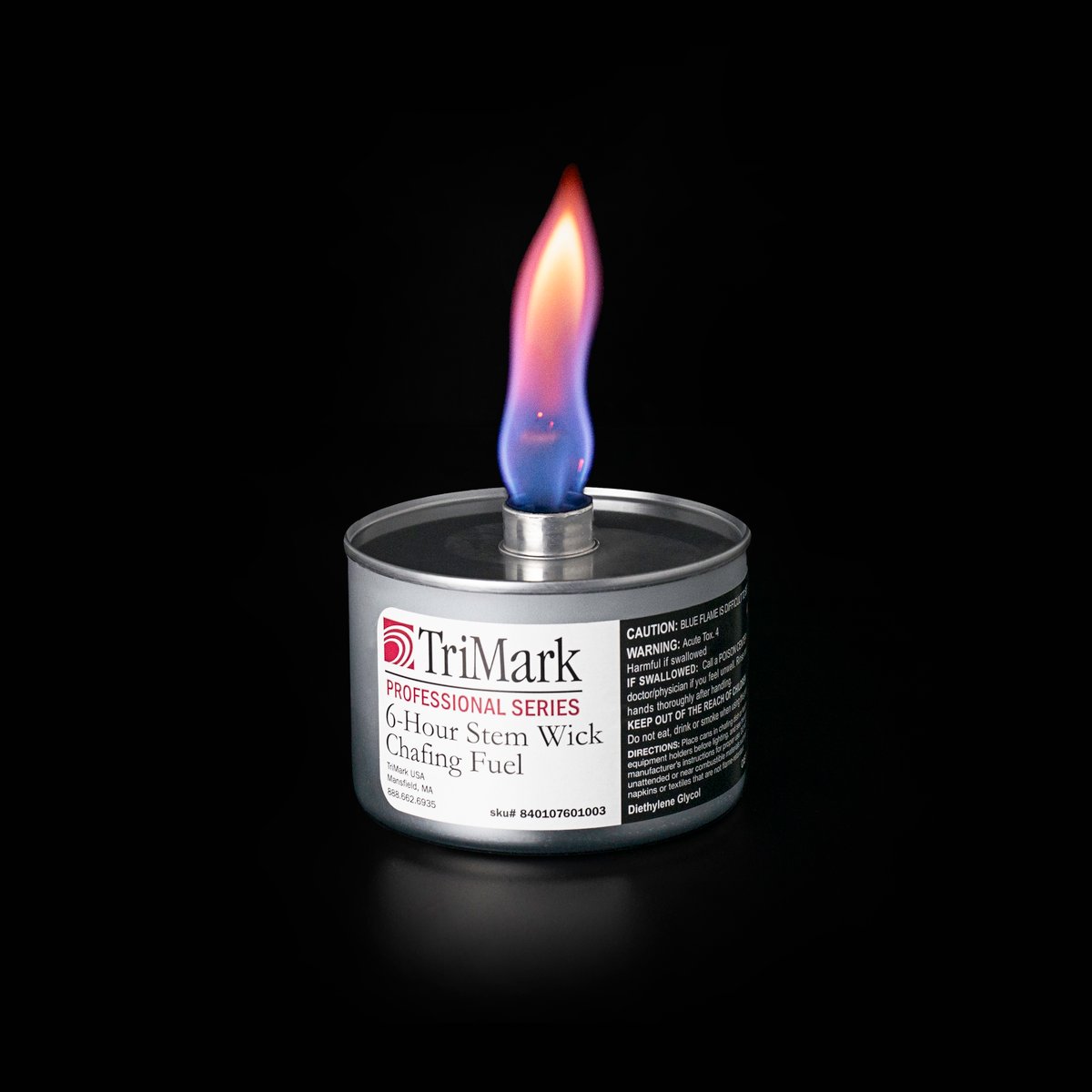 TriMark Professional Chafing Fuel,  Liquid Wick  Burn Time: 6 hour  SKU: 840107601003