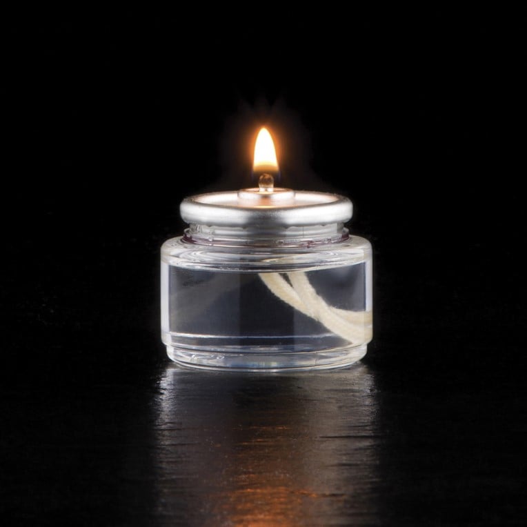 TriMark Professional Candle,  Disposable Liquid Tealight  Burn Time: 8 hour  SKU: 840107601010