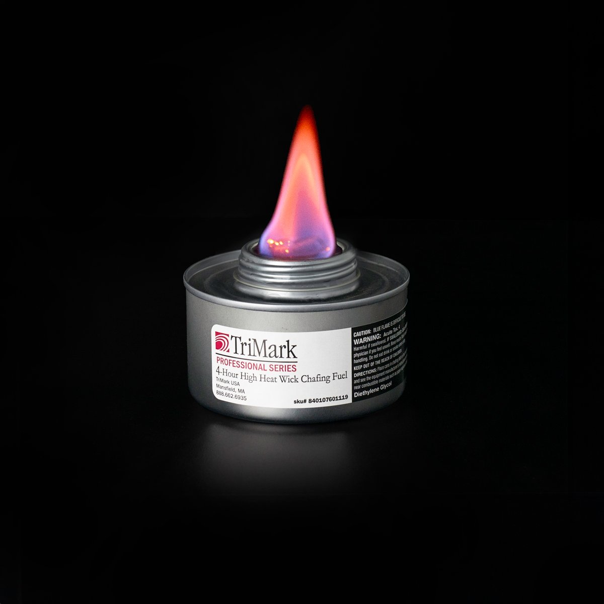TriMark Professional Chafing Fuel, Screw Top  High Heat Liquid Wick  Burn Time: 4 hour  SKU:840107601072